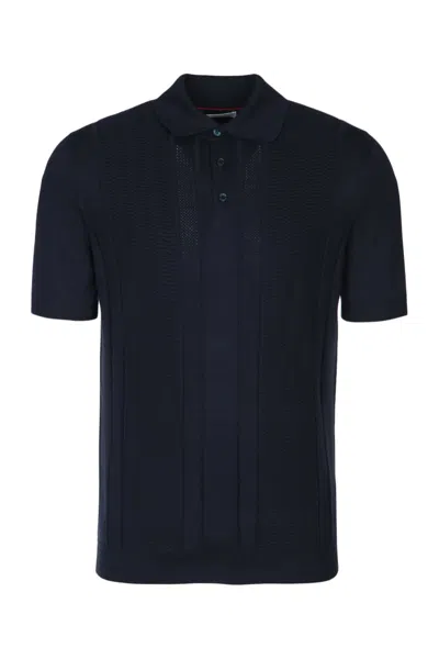 Brunello Cucinelli Short-sleeved Knitted Polo Shirt In C2444