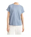 Brunello Cucinelli Short-sleeved Knitted Sweater In Blue