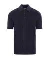 Brunello Cucinelli Knit Polo Shirt In Black