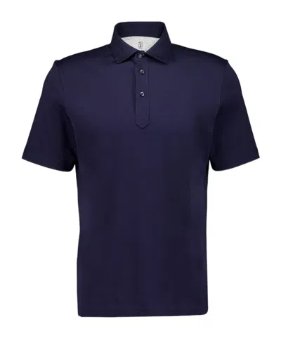 BRUNELLO CUCINELLI SHORT-SLEEVED POLO SHIRT