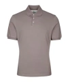 Brunello Cucinelli Short Sleeve Polo Shirt In Gray