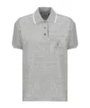 Brunello Cucinelli Short-sleeved Polo Shirt In Gray