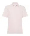 Brunello Cucinelli Cotton Polo Shirt In Pink