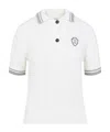 Brunello Cucinelli Logo Short-sleeved Polo T-shirt In White