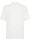 Rag & Bone Short-sleeved Polo Shirt In White