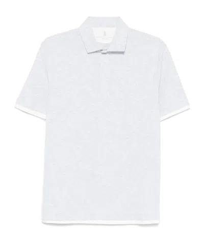 Brunello Cucinelli Short-sleeved Polo Shirt In White