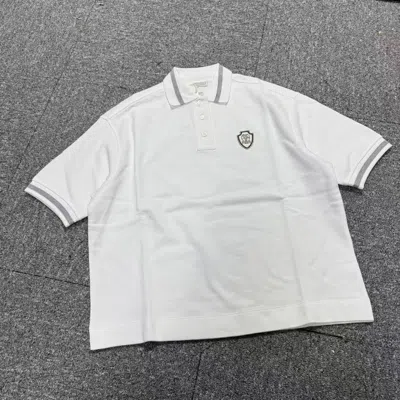 Brunello Cucinelli Short-sleeved Polo Shirt In White