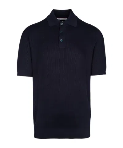 BRUNELLO CUCINELLI BRUNELLO CUCINELLI SHORT-SLEEVED RIBBED POLO SHIRT
