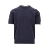 Brunello Cucinelli Short-sleeved Sweater In Black