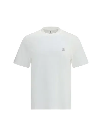 Brunello Cucinelli Short-sleeved T-shirt In White
