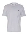 Brunello Cucinelli Layered Crewneck T-shirt Stitch Detailing