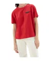 Brunello Cucinelli Woman T-shirt Red Size M Cotton