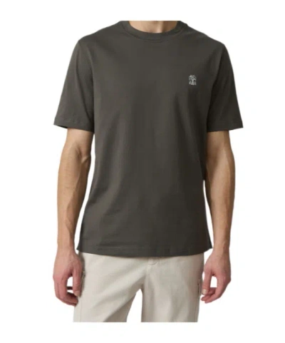 Brunello Cucinelli Short-sleeved T-shirt In Black