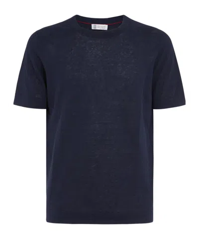 Brunello Cucinelli Short-sleeved T-shirt In Black