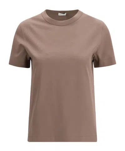 Brunello Cucinelli Short-sleeved T-shirt In Brown