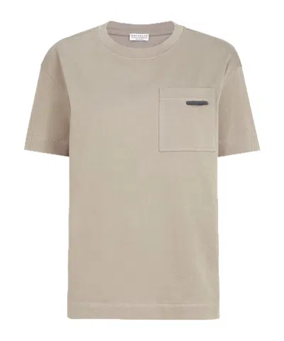 Brunello Cucinelli Short-sleeved T-shirt In Multi