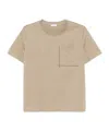 Brunello Cucinelli Monili Chain-detail T-shirt In Nude