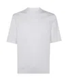 Brunello Cucinelli Cotton Jersey Crew Neck T-shirt With Faux-layering Clothing In White