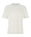 Brunello Cucinelli T-shirt With Faux-layering In White