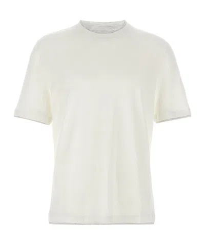 BRUNELLO CUCINELLI BRUNELLO CUCINELLI LAYERED EFFECT CREWNECK T-SHIRT