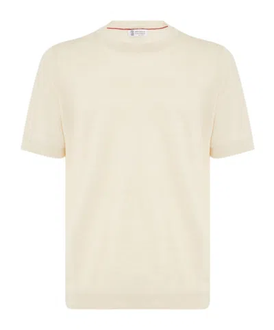 Brunello Cucinelli Short-sleeved T-shirt In White