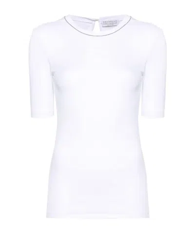 BRUNELLO CUCINELLI MONILI-CHAIN COTTON JUMPER