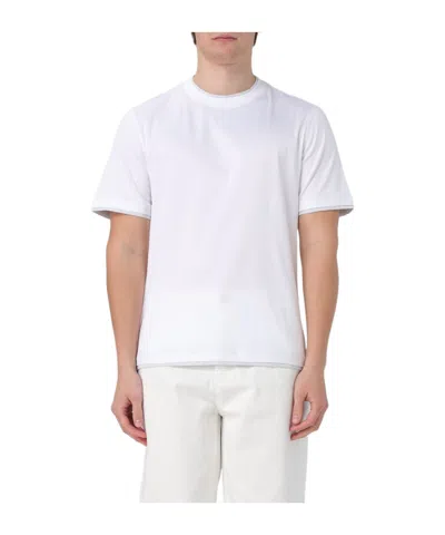 BRUNELLO CUCINELLI BRUNELLO CUCINELLI LAYERED-EFFECT CREWNECK T-SHIRT