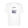 Brunello Cucinelli Tokyo-print Cotton T-shirt In White