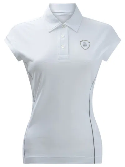 Brunello Cucinelli Short Sleeves Polo Shirt In White