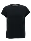 Brunello Cucinelli Short Sleeves Tshirt In Black
