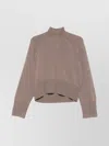 Brunello Cucinelli Short Turtleneck Knit Sweater