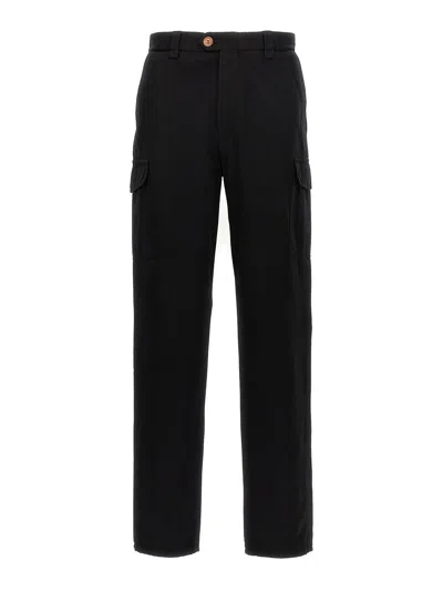 Brunello Cucinelli Dyed Pants In Black