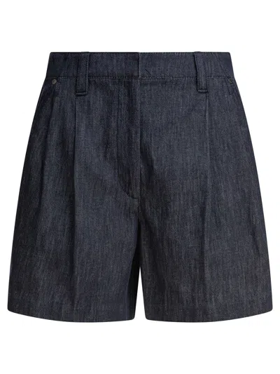 Brunello Cucinelli Shorts In Blue