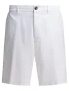 Brunello Cucinelli Bermuda Shorts In Comfortable Cotton Fabrication In White