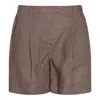 Shop Brunello Cucinelli Shorts In Brown
