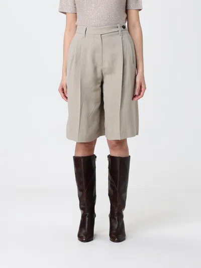 Brunello Cucinelli Shorts Woman  In Brown