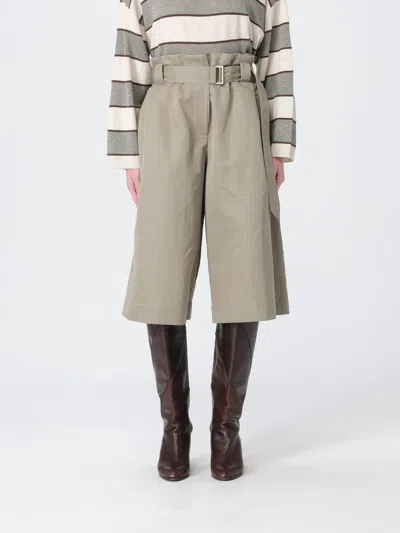Brunello Cucinelli Shorts Woman  In Green