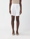 Brunello Cucinelli Shorts  Woman Color White In White