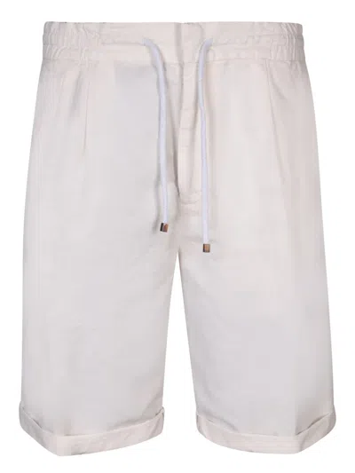 Brunello Cucinelli Shorts In White