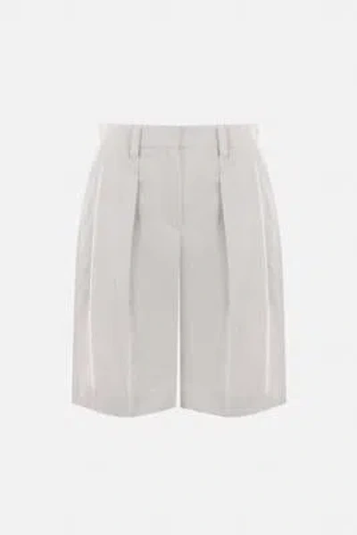 Brunello Cucinelli Shorts In White