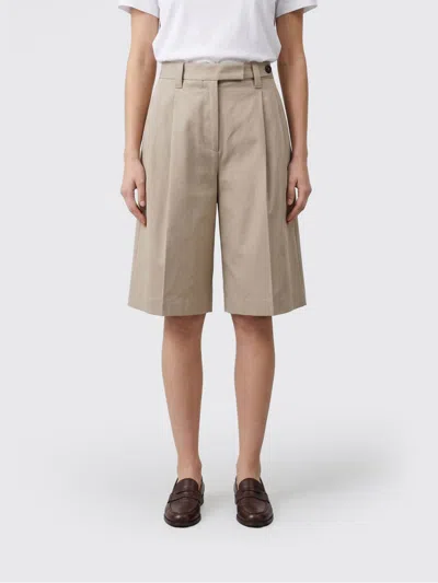 Brunello Cucinelli Shorts Woman  In Neutral