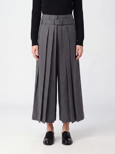 Brunello Cucinelli Shorts Woman Color Grey In 灰色