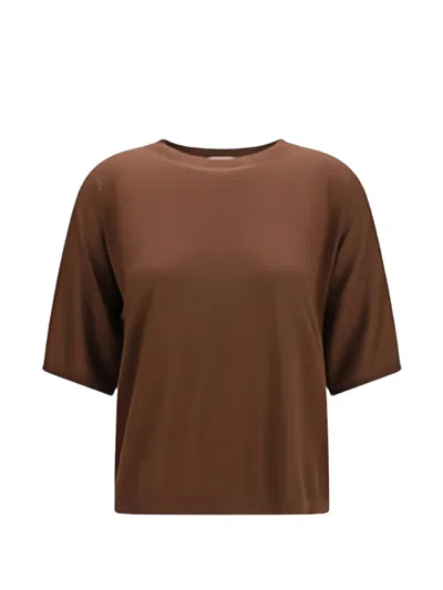 Brunello Cucinelli Short-sleeved T-shirt In Brown