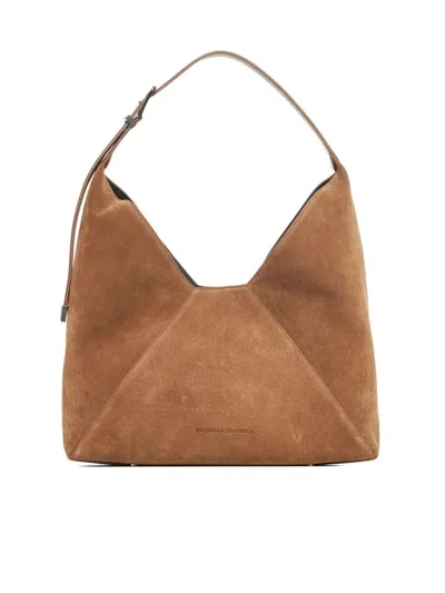 Brunello Cucinelli Shoulder Bag In Brown