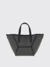Brunello Cucinelli Precious Bc Duo Mini Bag In Grained Leather In Black