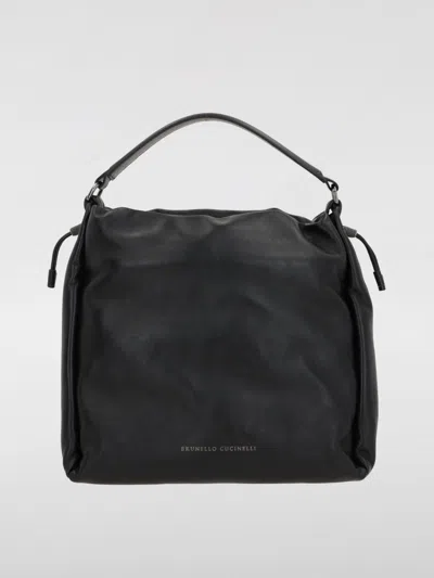 BRUNELLO CUCINELLI HANDBAG BRUNELLO CUCINELLI WOMAN COLOR BLACK,F90772002