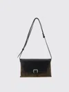 Brunello Cucinelli Suede And Leather Sartorial Cross-body Bag In Brown