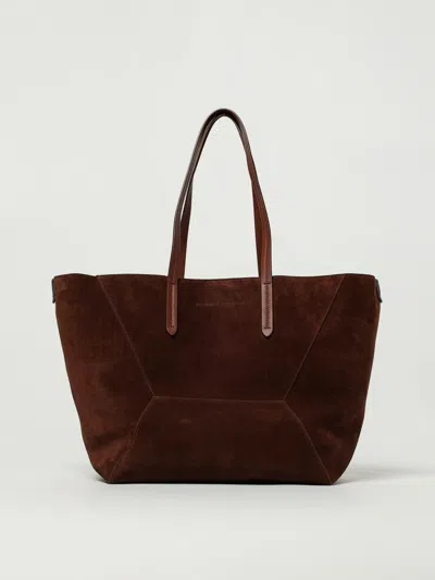 BRUNELLO CUCINELLI SHOULDER BAG BRUNELLO CUCINELLI WOMAN COLOR BURGUNDY,H17751050