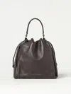 Brunello Cucinelli Handbag With Monile Embell In Brown