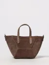 Brunello Cucinelli Shoulder Bag  Woman Color Dove Grey In Brown